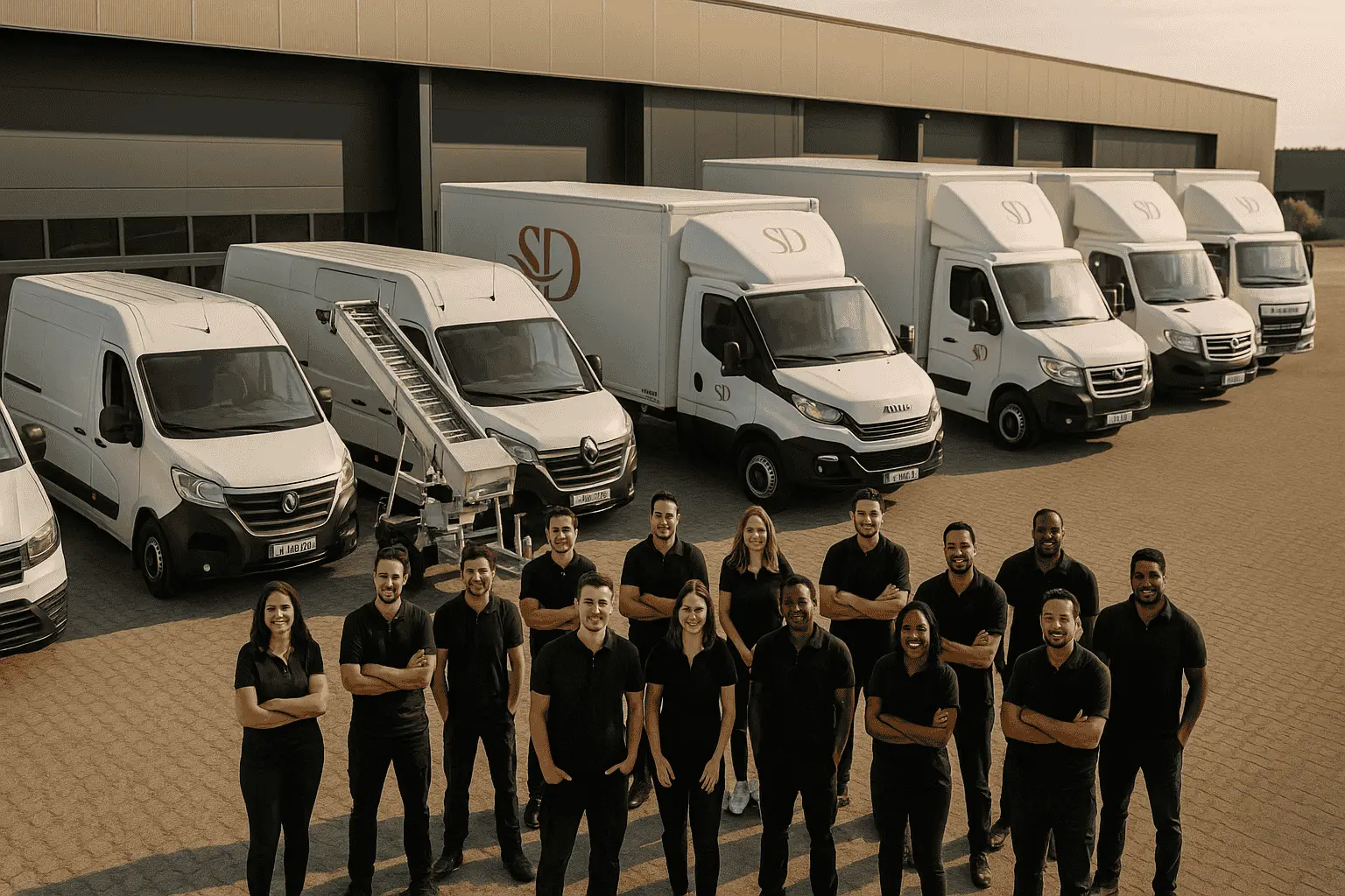 Schepanski Team und Fahrzeugflotte